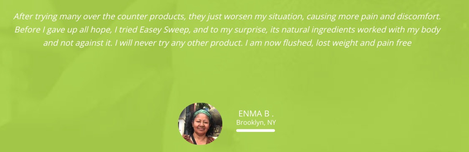 Testimonials of easeyseries